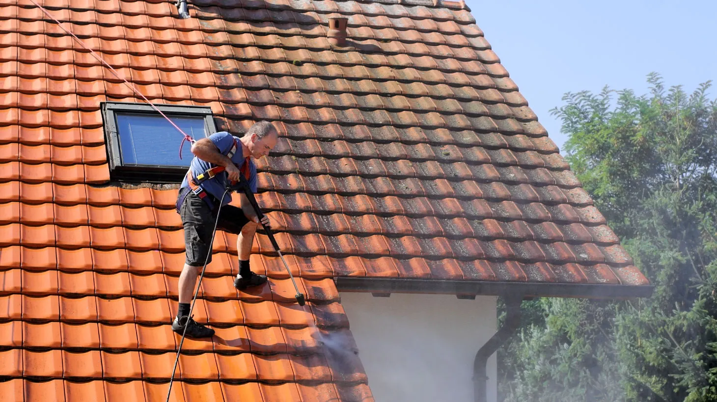 Tile roof maintenance